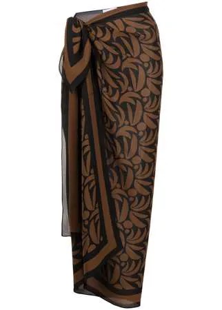 Matteau юбка с абстрактным принтом