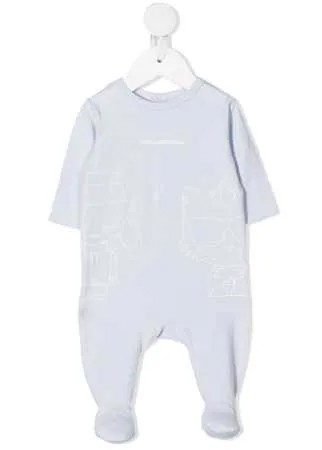 Karl Lagerfeld Kids пижама с логотипом