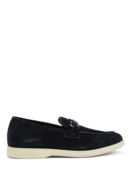 Мужские кожаные лоферы Ferragamo, синий