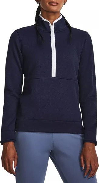 Женский флисовый свитер с длинными рукавами и молнией 1/4 Under Armour