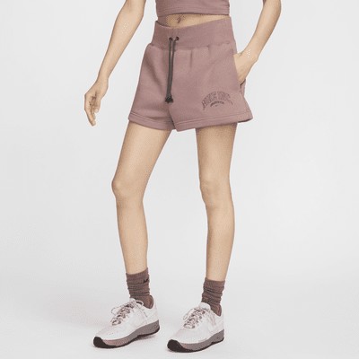 Шорты Nike Sportswear Phoenix Fleece, цвет Smokey Mauve
