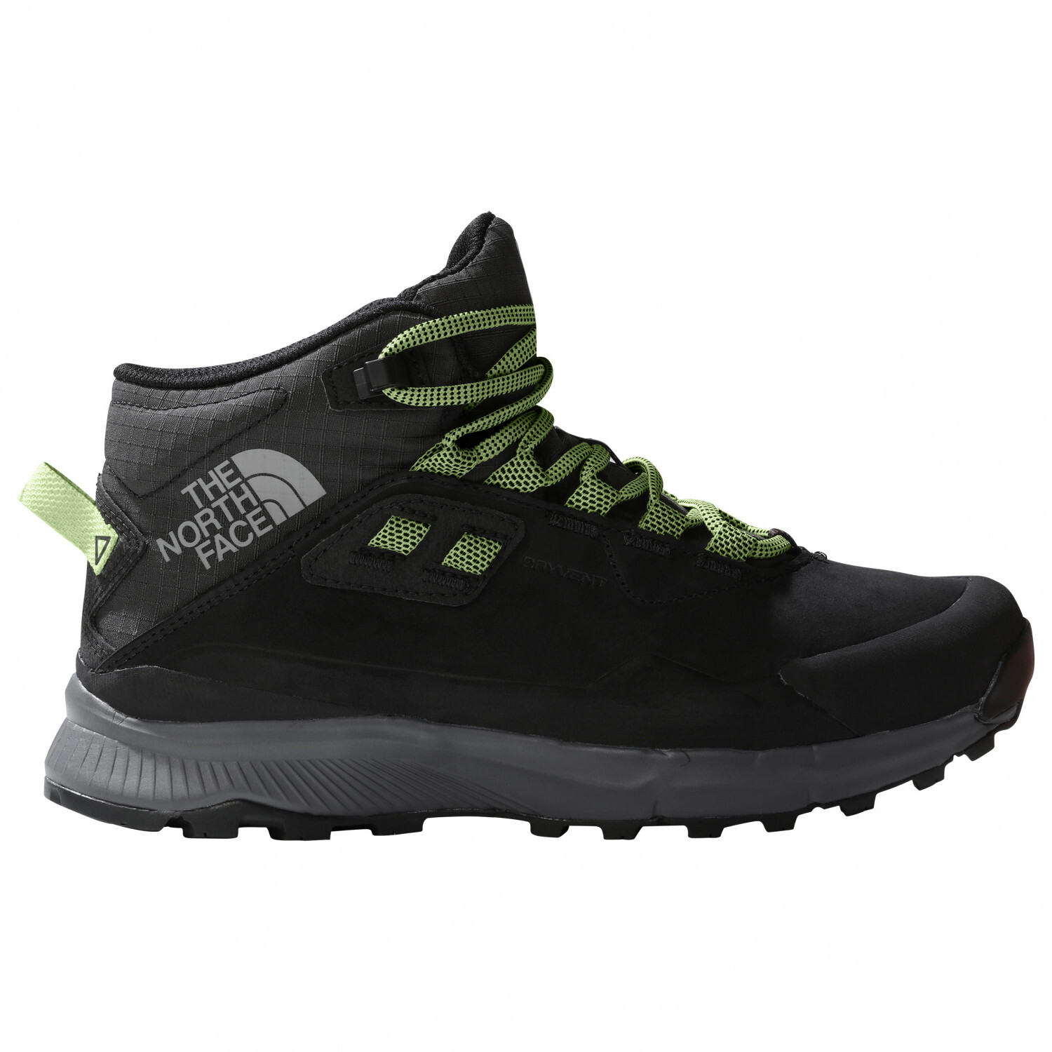 Ботинки для прогулки The North Face Women's Cragstone Leather Mid WP, цвет TNF Black/Vanadis Grey