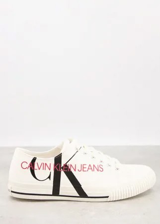 Белые кеды Calvin Klein Jeans Ivano-Белый