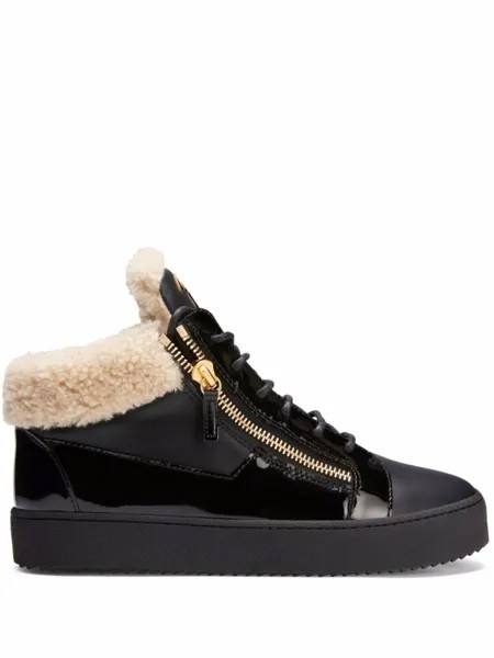 Giuseppe Zanotti высокие кеды Kriss, черный