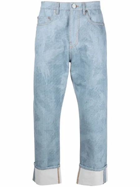 ETRO укороченные джинсы с кулиской
