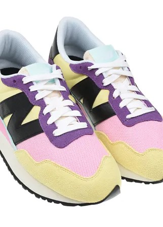 Яркие кроссовки с логотипом NEW BALANCE детские