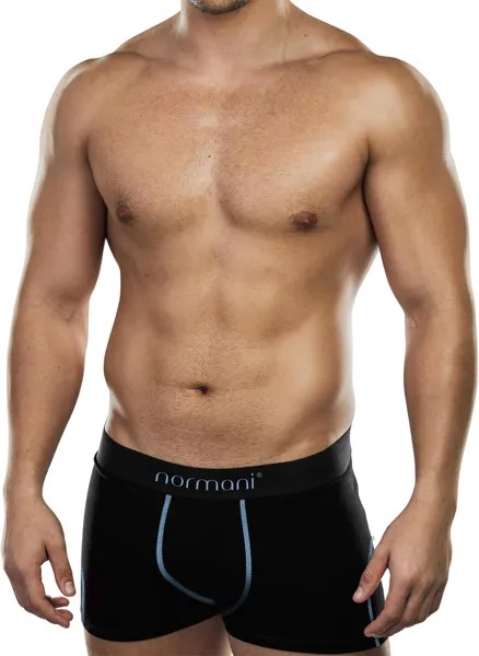 Боксеры normani 6 weiche Boxershorts aus Baumwolle, светло-синий