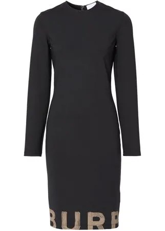 Burberry платье с логотипом