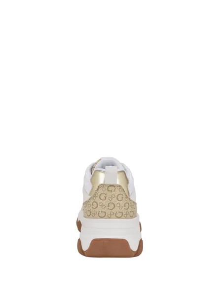 Кроссовки с логотипом Aydens Guess Factory, цвет White Logo Multi