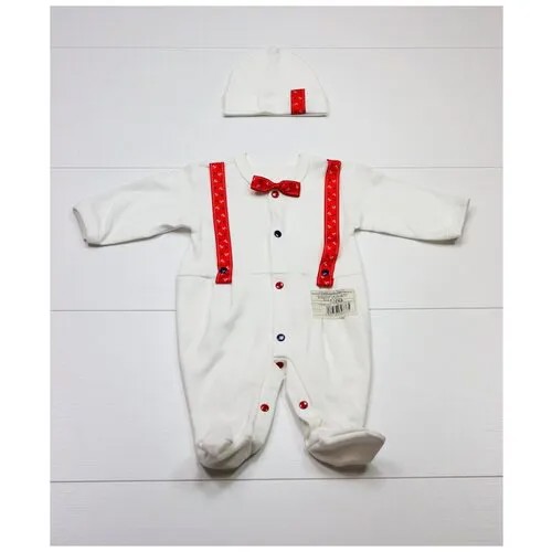 Комплект одежды Малышеево, размер 56, белый