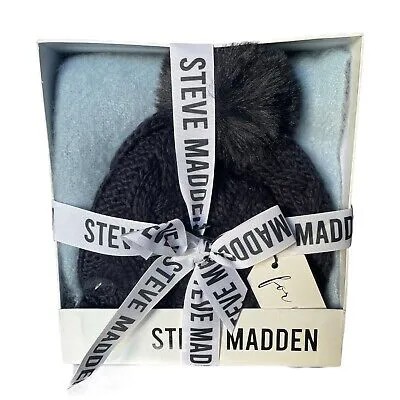 Женский комплект из шапки и шарфа Steve Madden, синий