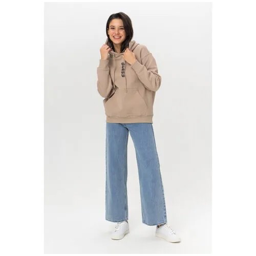 Свитшот с логотипом EMELY GUESS JEANS V2GQ14FL04PG7II Бирюзовый 46