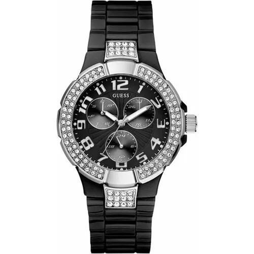 Наручные часы GUESS W13564L2, серебряный, черный