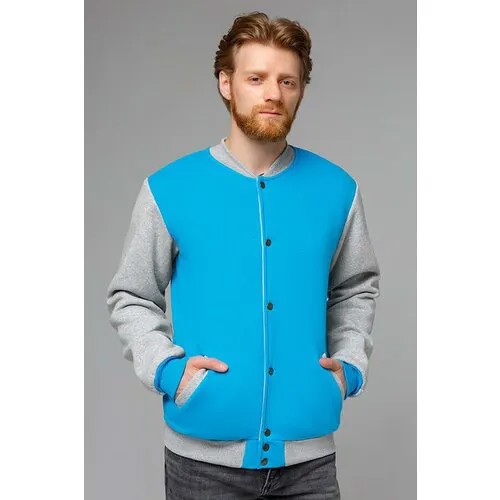 Олимпийка Магазин Толстовок, размер S-46-Unisex-(Мужской), бирюзовый