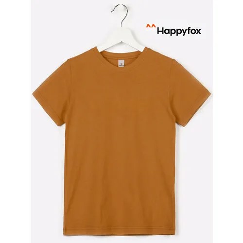 Футболка Happyfox, размер 134, оранжевый