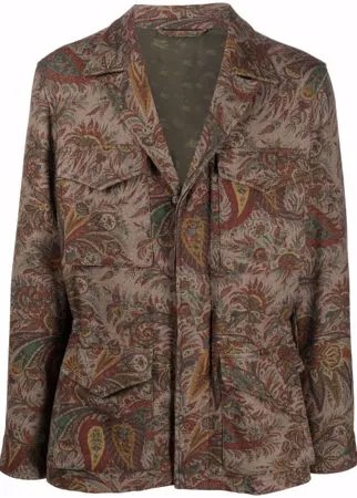 ETRO куртка с принтом пейсли