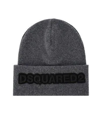 Dsquared2 Серая шапка с логотипом унисекс