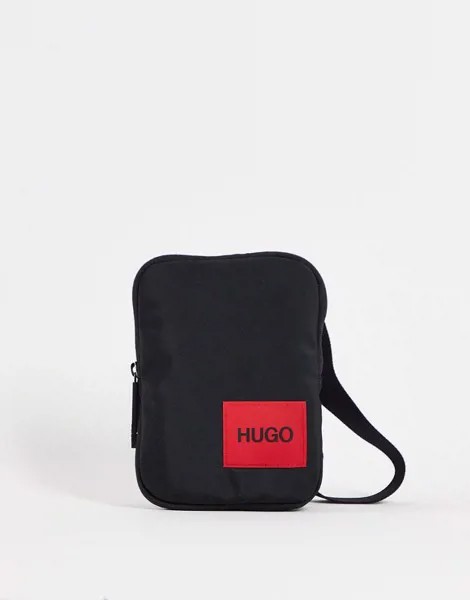 Черная сумка через плечо Hugo Ethon-Черный
