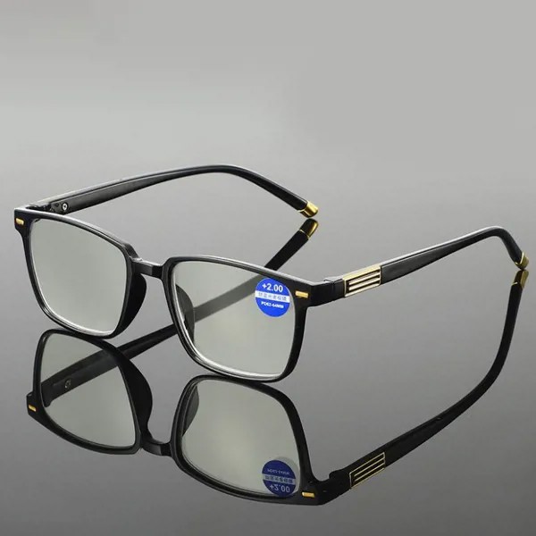 DUBERY Frame High-definition Смола Анти-синие светлые очки для чтения для мужчин и женщин с ретро-очками для чтения средних и старых очков для чтения