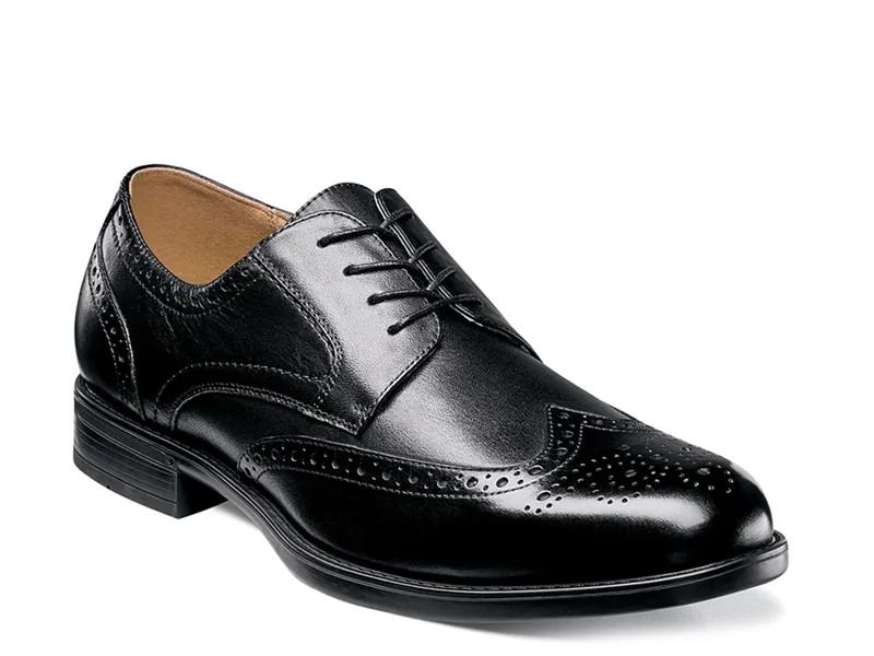 Туфли-оксфорды Florsheim Midtown Wingtip, черный