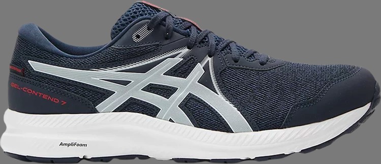 Кроссовки gel contend 7 wp 4e extra wide 'midnight piedmont grey' Asics, синий