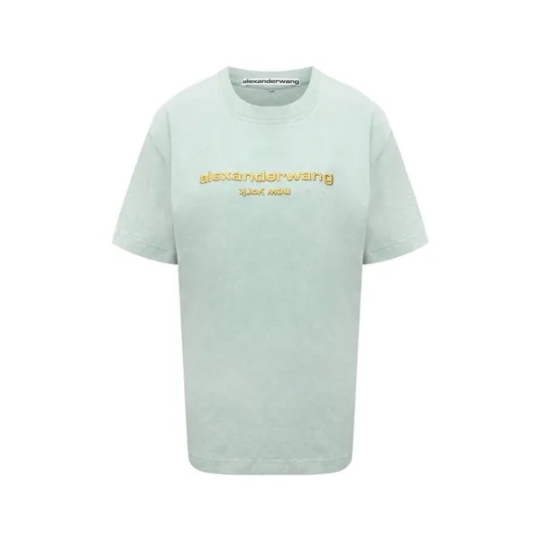 Хлопковая футболка Denim X Alexander Wang