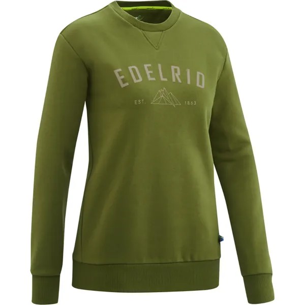 Женский свитер Spotter Crew Edelrid, оливковый