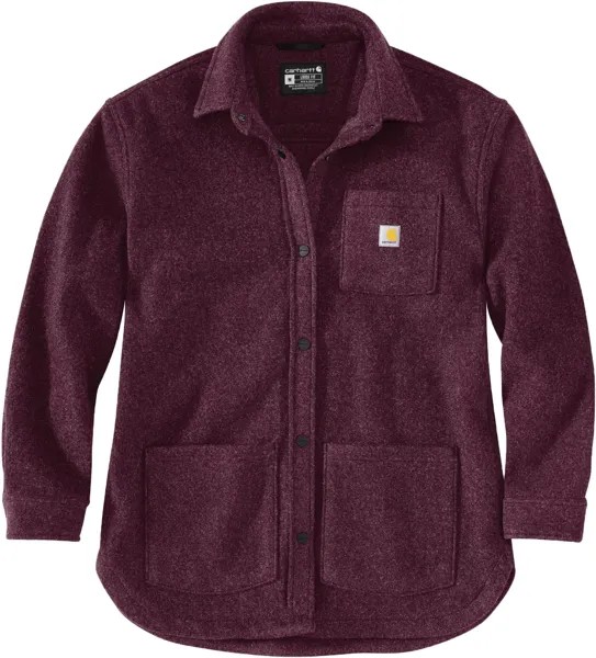 Куртка Loose Fit Fleece Shirt Jacket Carhartt, цвет Blackberry Heather