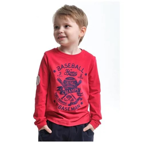 Лонгслив Mini Maxi, хлопок, размер 116, красный