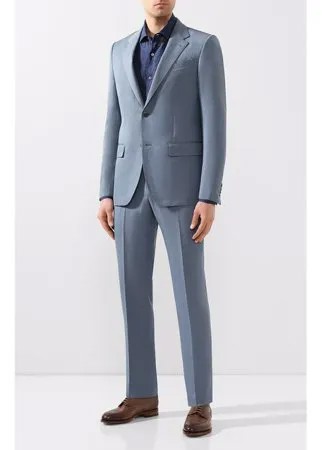 Костюм из смеси шерсти и льна Ermenegildo Zegna