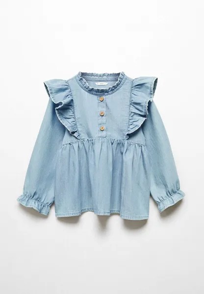 Рубашка джинсовая Mango Kids