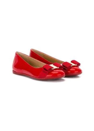 Salvatore Ferragamo Kids балетки Vara