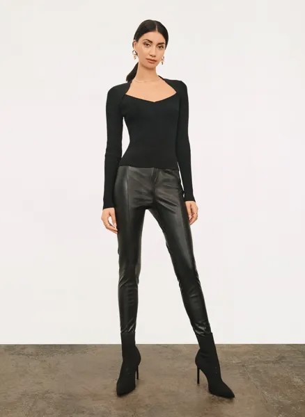 Свитер с вырезом Donna Karan