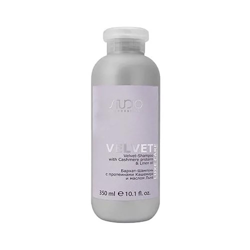 Kapous Professional бархат-шампунь с протеинами кашемира и маслом льна Velvet Lux Care 350 мл