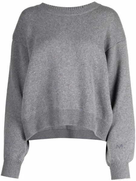 Magda Butrym curved-hem knitted jumper