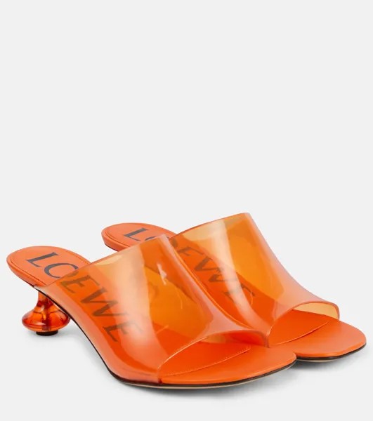 Шлепанцы Paula's Ibiza Toy из ПВХ Loewe, оранжевый