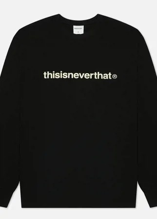 Мужской лонгслив thisisneverthat T-Logo, цвет чёрный, размер S