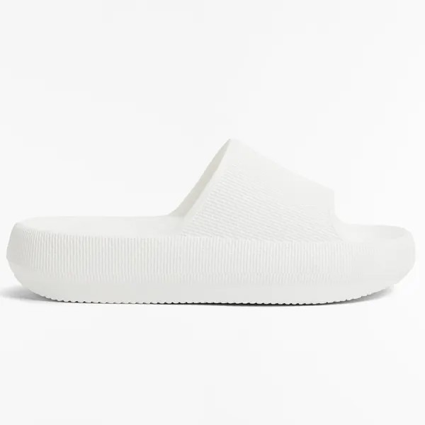 Шлепанцы Oysho Flatform, белый