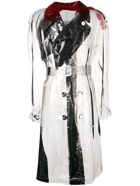 Maison Margiela тренч из ПВХ