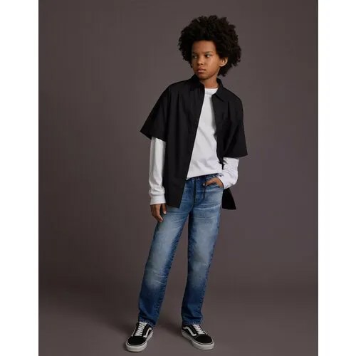 Джинсы  Gloria Jeans GJ COOL, размер 6-7л/122 (32), синий