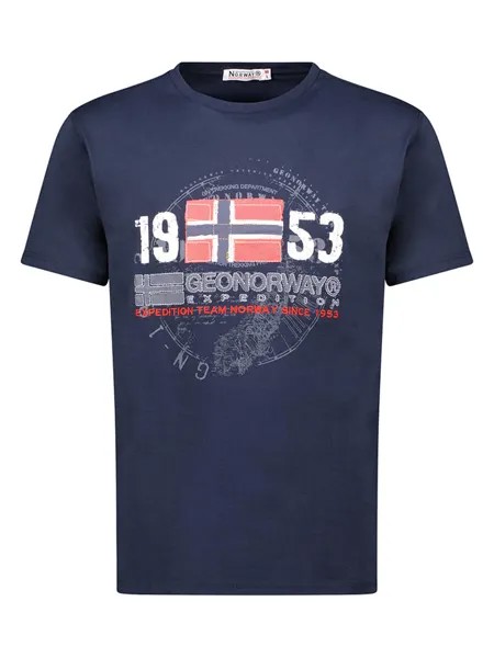 Футболка Geographical Norway, темно-синий