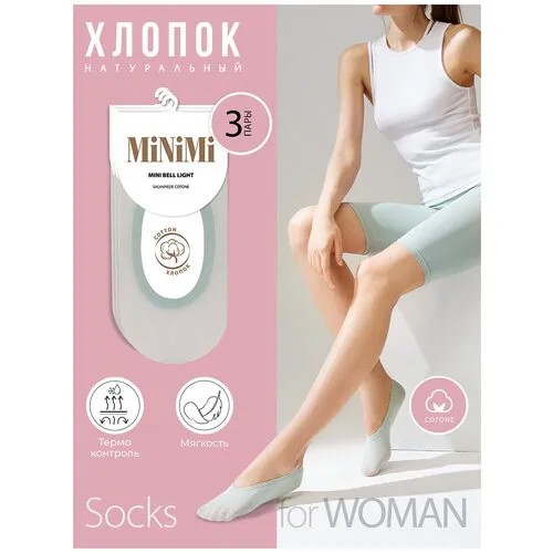 Подследники MiNiMi, 3 пары, размер 35-38, голубой