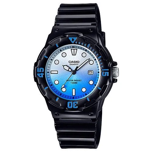 Наручные часы CASIO Collection LRW-200H-2E, черный, голубой