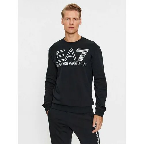 Лонгслив EA7, размер M [INT], черный