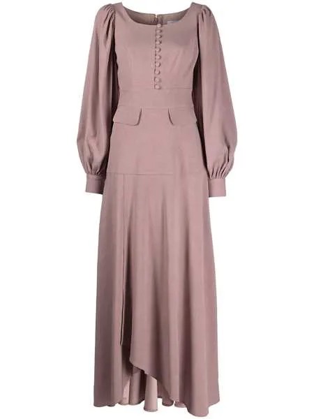 Euphoria bell-sleeve maxi dress