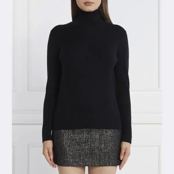 Kiku водолазка стандартного кроя с добавлением шелка Max Mara, черный