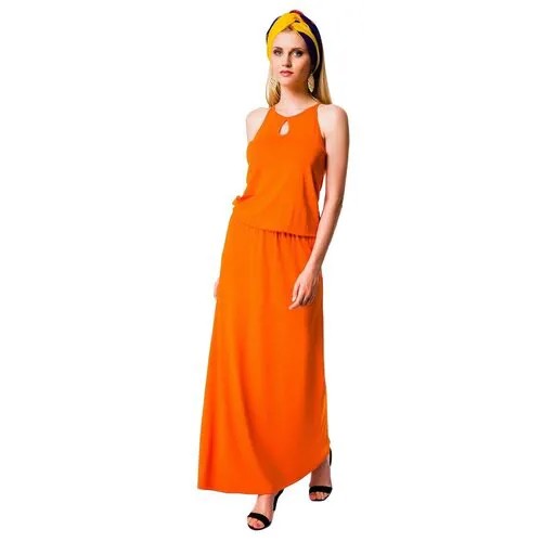 Платье MONDIGO, размер 46, оранжевый