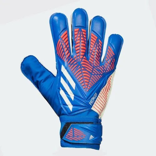 Вратарские перчатки  adidas Predator Training синие H43741, размер 10, красный, белый