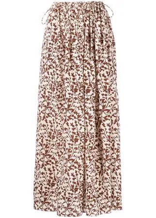 Matteau юбка Drawcord с цветочным принтом