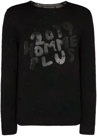 Comme Des Garçons Homme Plus свитер с логотипом